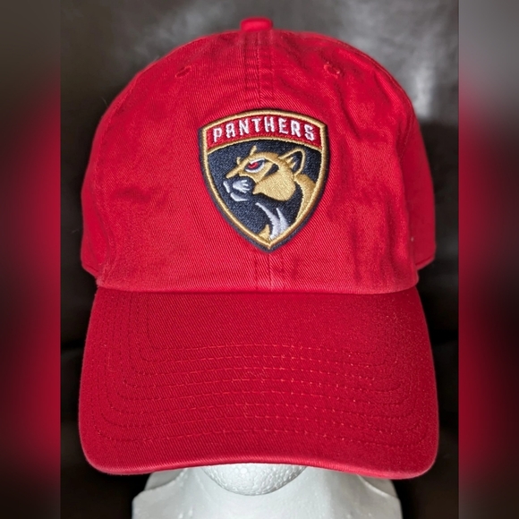 ‘47 Brand Other - Florida Panthers Red NHL '47 Brand Clean-Up Style Adjustable Hat